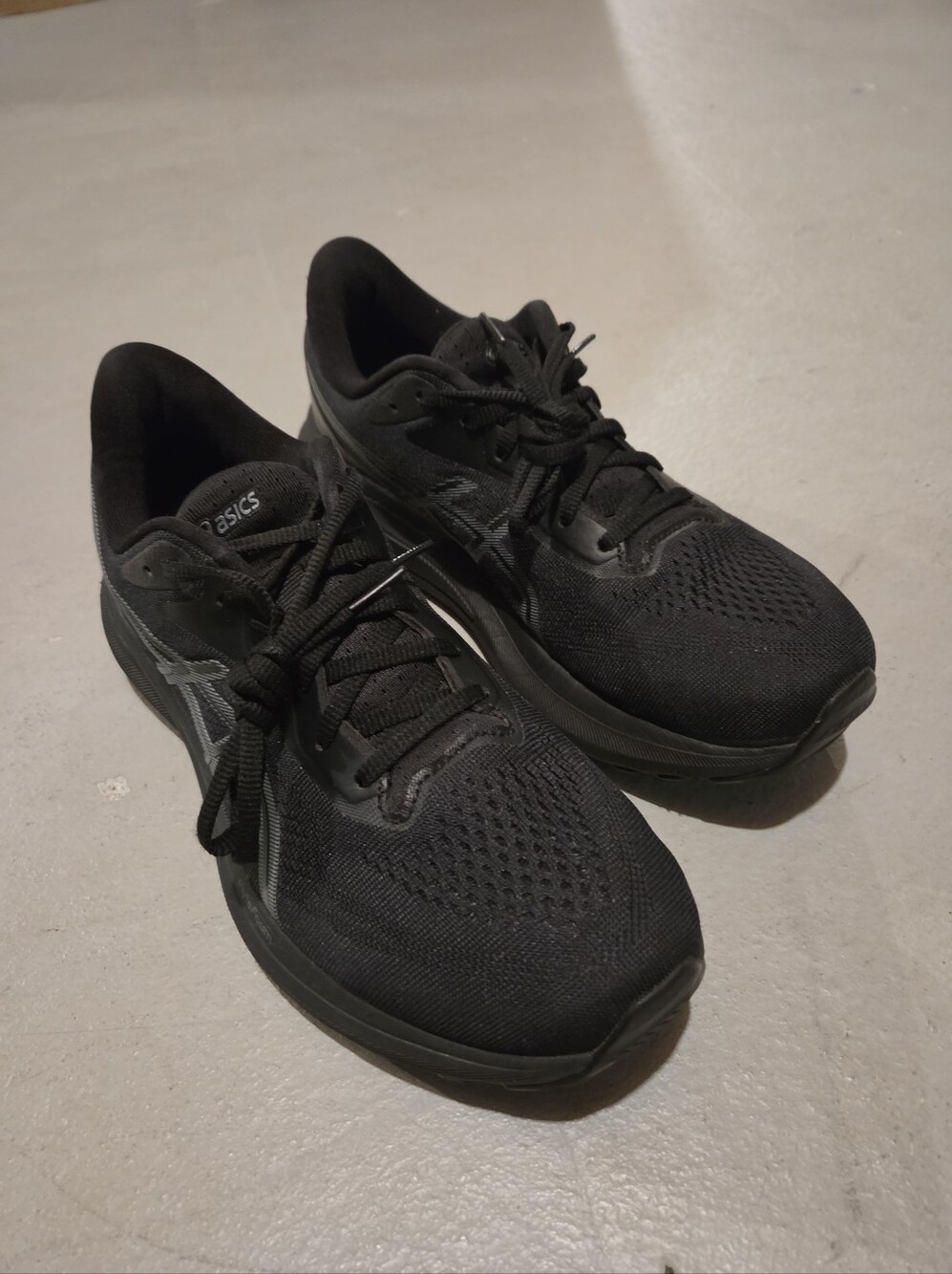 ASICS Men's Size 9 GT-1000 13 Black/Steel Gray Athletic Running Shoes